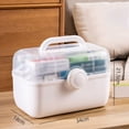 thumbnail image 2 of Box Medicine Storage Box Plastic Multi Layer Large Capacity Medicine Cabinet for Household, 2 of 6