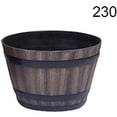 thumbnail image 2 of Pot de Fleurs en Baril de Whisky en Résine, Jardinière Ronde pour Intérieur et Extérieur, Jardin, Cour, Patio, 2 of 5