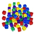 thumbnail image 4 of Milaget 100 Pcs/Set Six Sided 10mm Acrylic Transparent Portable Table Playing Games - Multicolor, 4 of 9