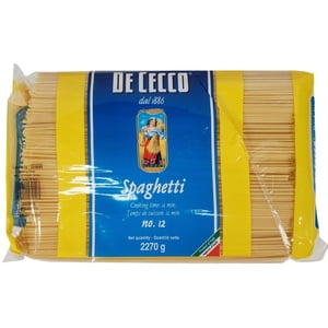 DeCecco - Pasta - Spaghetti - 5lb - 1ct - Superior Sauce Grip & Firm Al Dente Texture (1ct)