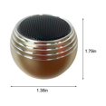 thumbnail image 3 of Chmadoxn Bluetooth Haut-Parleur, Audio Bluetooth M9-Border Mini Haut-Parleur Bluetooth Petit Apparié Caisson de Basses Portable Sans Fil Voix Volume Élevé Audio Portable Sans Fil Bluetooth, 3 of 6