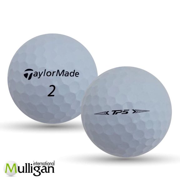 Mulligan - 48 Taylormade TP5 4A Recycled Used Golf Balls, White