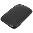 thumbnail image 1 of Unique Bargains Universal Black Car Center Console Lid Armrest Pad Cover Replacement Microfiber Leather Carbon Fiber Pattern, 1 of 11