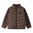 thumbnail image 1 of RXIRUCGD Manteau à Manches Longues pour Enfants à Col Rond, Bas à Manches Longues en Peluche ( Kaki, Taille : 7 Ans ), 1 of 3