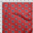 thumbnail image 3 of oneOone Georgette Viscose Fabric Floral Block Print Fabric BTY 42 Inch Wide, 3 of 4