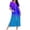 Light Blue, variant on Robes for Women Zip Up Long Housecoat Knit Bathrobes Full Length Pockets