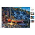 thumbnail image 3 of Buffalo Games Darrell Bush Waterfall Night 1000 Piece Jigsaw Puzzle, 3 of 5