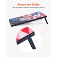 thumbnail image 3 of VEVOR 3x2ft Cornhole Set Portable Corn Hole Toss Game Board Wood 8 Bean Bag Carry Case, 3 of 9