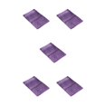thumbnail image 3 of Youkk Polyester Chenille Bath Mat - Strong Water Absorption Exquisite Crafted Soft Texture No Shedding Light Purple 40cm*60cm 5Set, 3 of 6