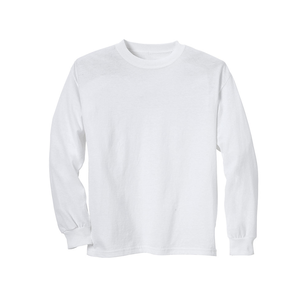 Hanes - T-Shirt à Manches Longues Authentique pour Jeunes