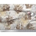 thumbnail image 3 of Soimoi Modal Satin Fabric Ship & Direction Compass Nautical Fabric Prints By Yard 42 Inch Wide, 3 of 3
