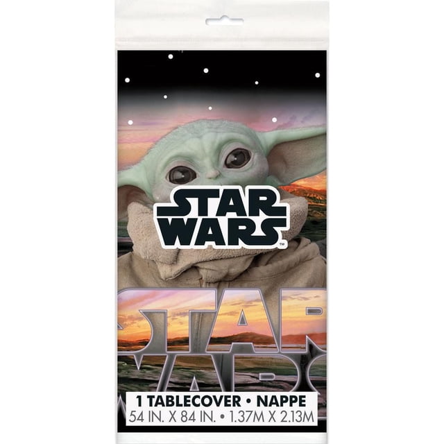 Mandalorian The Child Rectangular Plastic Table Cover, 54" x 84"