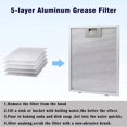 thumbnail image 2 of MYG 3PCS Aluminum Cooker Hood Filters Metal Mesh Extractor Vent Filter 310x250x9mm, 2 of 10