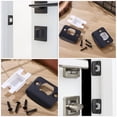 thumbnail image 3 of 2pcs Deadbolt Strike Plates Door Strike Plate Metal Door Striker Plate Replacement, 3 of 4