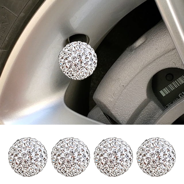 Birdeem Car Tire Caps, Diamond Cap, Universal Tire Cap, Automotive Tire Cap, Fully Drilled Core Cap