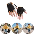 thumbnail image 2 of Kids Half Finger Sports Gloves for Outdoor Cycling Exercise Riding Biking Skating Climbing Lightweight Breathable Durable, 2 of 3