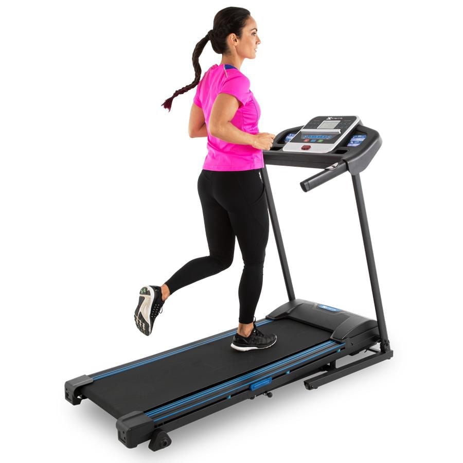 Xterra Fitness TR200 Folding Treadmill 2.25 HP | 16" X 50" Running Surface |5.5" LCD Display Blue Backlit - 16004402000