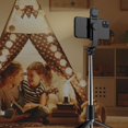 thumbnail image 5 of Q02S Perche à Selfie Portable Trépied de Téléphone 104.5CM/41 Pouces Trépied Extensible Rotation Support de Téléphone Portable Perche à Selfie Trépied en Acier Inoxydable Stabilisateur Q02S Lumière Perche à Selfie Noir, 5 of 5