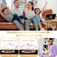 thumbnail image 3 of ORUYROP for Samsung Galaxy S24 Ultra Case with Screen Protector, Built-in 360 Rotation Ring Holder Magnetic Stand, Luxury Shiny Plating Edge Shockproof Electroplated Protective Cover (Black/Go, 3 of 6