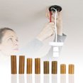 thumbnail image 3 of KAKOWELY 12pcs Hollowed Lamp Threaded Rod Lamp Hardware Lamp Repair Kit Thread Lamp Pipe Nipples Lamp Connecting Light Thread Pipes Light Fixture Parts,1.18X"X0.39"X0.39", 3 of 4