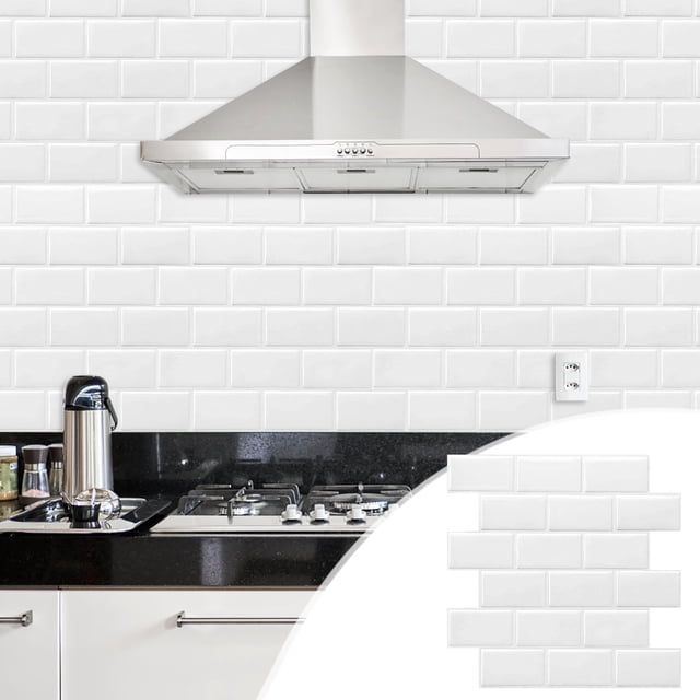 Dvkptbk Wall Stickers 3D Simulation Wall Stickers Self-stick Kitchen Bathroom Decor Home Decor on Clearance