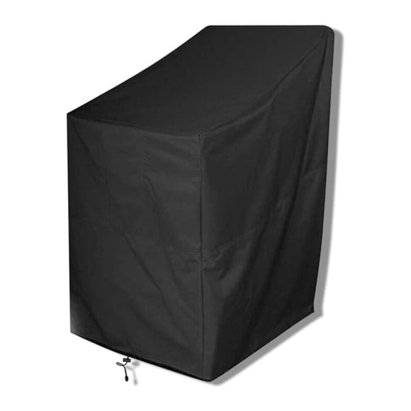 Maoww Chair Cover Portable Waterproof Washable Breathable PVC Coating Patio Garden Backyard Balcony Covers with Storage Bag Type 1