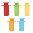 thumbnail image 4 of 5Pcs Clay Squeezer, Plastic Pottery Tools Play Dough Tool Clay Extruder Geometric Shape   For Schools, 4 of 8