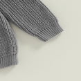 thumbnail image 4 of Chandails à Col pour Bébé Manches Longues Pulls Tricotés Amples, 4 of 6