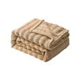 thumbnail image 2 of Tyidzon Throw Blanket Solid Colour Flannel Rabbits Hair Blanket Nap Cover Blanket Heavy Sofa Blanket Velvet Blanket, 2 of 8