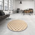 thumbnail image 4 of Ahgly Company Tapis d'Intérieur Lavable en Machine Carré Transitionnel Pérun Brun, 5 Pieds Carré, 4 of 7