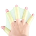 thumbnail image 3 of Special Offer! Hand Swimming Fins Flippers Swim Finger Webbed Gloves Glove Plus Plus Neon Tube, 3 of 4