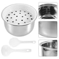 thumbnail image 3 of EIGTHTAIL Casserole Intérieure Antiadhésive de 3 L pour Cuiseur à Riz, Remplacement pour Cuiseur à Pression Électrique, 3 of 5