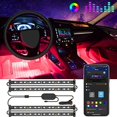 thumbnail image 1 of Govee Lumières DEL pour Voiture, Mise à Niveau des Lumières Intérieures de Voiture à Deux Lignes, Contrôle via Application et Boîtier, Synchronisation Musicale, Lumières DEL RVB pour Voiture, CC 12 V, 1 of 8