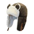 thumbnail image 1 of GUOOL Chapeau Trappeur d'Oreilles d'Animaux Léger Mignon Confortable Protection des Oreilles Marron, 1 of 9