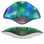 Toytexx Devil Ray Touch Sensor Switch Wireless Bluetooth Speaker with Flashing LED Light-Blue