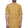 thumbnail image 2 of Atasi Cotton Long Kurta For Men Full Sleeve Indian Kurta Party Festive Wear, 2 of 5