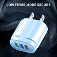 thumbnail image 4 of WIFKLSIIPG 3-port USB Charging Head Macaron Color Matching Charging Head Portable USB Charging Head, 4 of 4