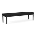 thumbnail image 1 of Lenox Steel Reception Waiting Room Healthcare 3-Seat Bench / Black Steel / Black, 1 of 5