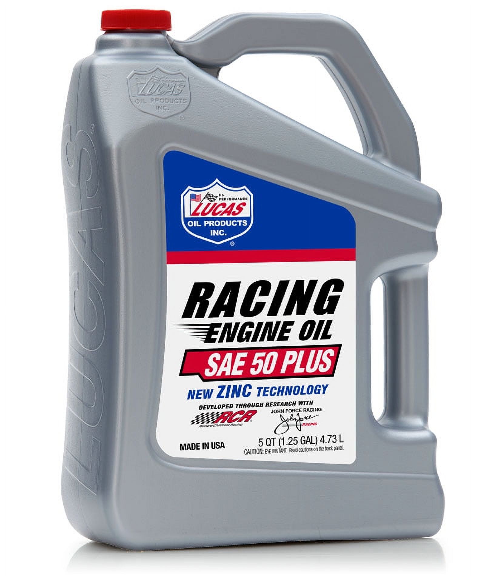 Lucas Oil Oil 10347 SAE 50 Plus; 5 Quart Jug; Single