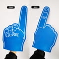 thumbnail image 3 of Blue Foam Hand Glove Sports Fan Cheering Finger Pointing Rally Prop Game Event Enthusiasm Accessory Blue #8684m, 3 of 5