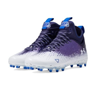 Under Armour Men's Sportlight Lux MC 2.0 Football Shoe, (401) Midnight Navy/White/White, 9