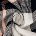 thumbnail image 3 of Pompotops Mode Femmes Poches Décontractées Imprimé Manches Longues Tops Veste Plaid Manteau Clair, 3 of 5