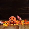 thumbnail image 2 of Lksixu Halloween Decorations Pumpkin Candy Bucket Plastic Pumpkin Bucket Portable Pumpkin Pail With Handle Reusable Cute Halloween Candy Bucket For Party Halloween Pumpkin Bucket for Party, 2 of 5