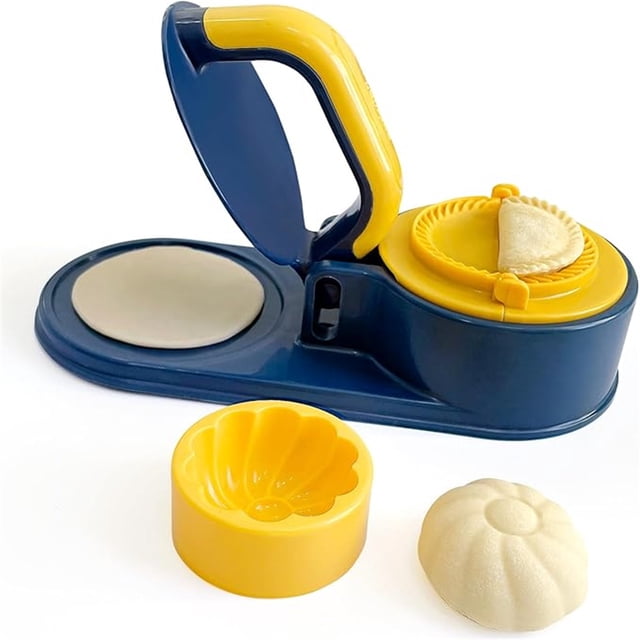 JilgTeok New Dumpling Maker Machine Dumpling Presser for Home Kitchen Dumpling Making and Rolling Molds for Steamed Buns Chinese Food Hand Pie Wrapper Machine Kitchen Cooking Tool