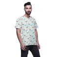 thumbnail image 2 of Atasi Short Kurta For Men Stylish Printed Cotton Cambric Summer Clothing, 2 of 5