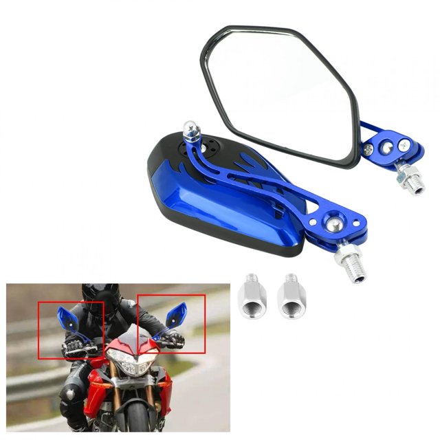 Ymiko Rétroviseurs Latéraux pour Moto 8/10MM pour