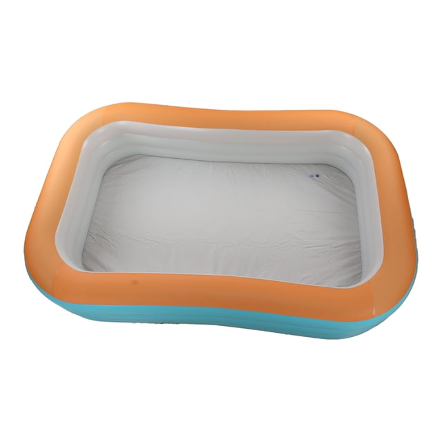 Inflatable Swimming Pool, 3 Layer Folding Inflatable Swim Pool Stable Safe Kid for Yard 2.6m/8.5ft