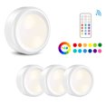 thumbnail image 2 of Wireless Cabinet & Showcase Lighting, Dimmable Under-Cabinet Kit, Kitchen Touch Lamp Remote-Controlled Battery LED Spotlights, 3-Pack, 2 of 7