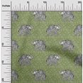 thumbnail image 1 of oneOone Silk Tabby Fabric Elephant Block Fabric Prints By Yard 42 Inch Wide, 1 of 4