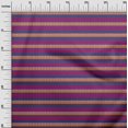 thumbnail image 2 of oneOone Cotton Silk Fabric Chevron & Greek Key Block Print Fabric BTY 42 Inch Wide, 2 of 4